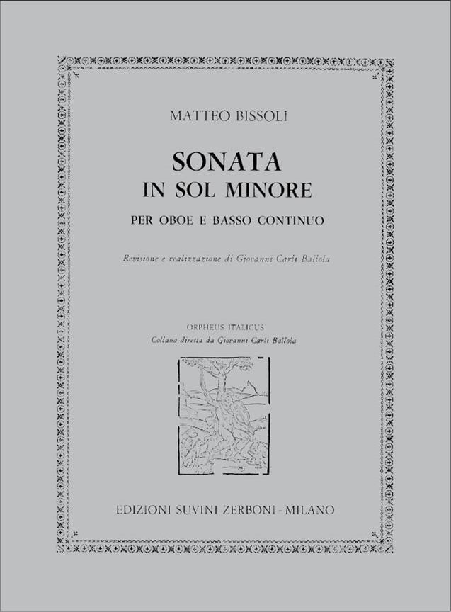 Sonata in Sol Minore Per Oboe E Basso Continuo